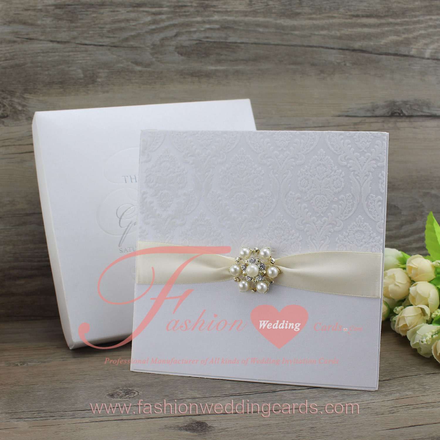 Custom Unique Flock Wedding Invitations in a Box